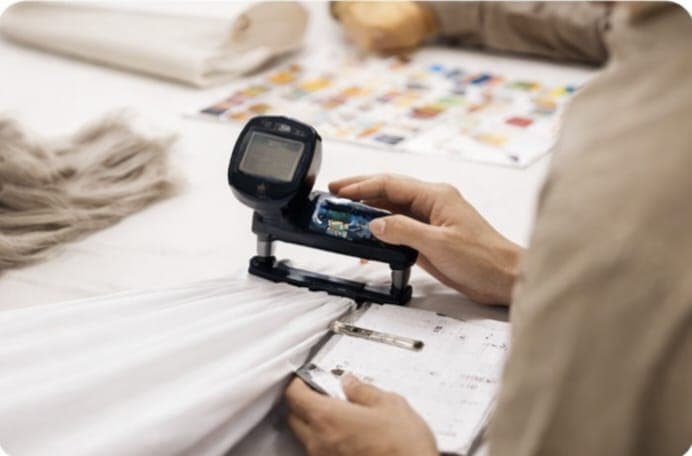 Fabric quality testing process